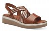 Tamaris Comfort Δερμάτινη Πλατφόρμα 8-88707-42 441 Nut Glam