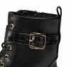 Tamaris Γυναικείο Μποτάκι Flat 1-25289-41 001 Μαύρο