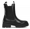 Tamaris Δερμάτινο Μποτάκι 1-25901-41 003 Black Leather
