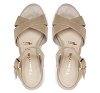 Tamaris Δερμάτινη Πλατφόρμα 1-28001-42 179 Champagne