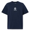 Timberland Ανδρικό T-Shirt Print Stack Logo TB0A6WWT4331 Μπλε