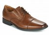Clarks Tilden Cap 26130096 Dark Tan Leather