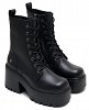 Windsor Smith Γυναικεία Δερμάτινα Μποτάκια Totally 0112000777 Μαύρο