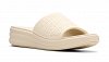 Clarks Cloudsteppers Γυναικεία Παντόφλα Drift Twist 26181604 Μπεζ