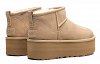 UGG W Classic Ultra Mini Platform 1135092 SAN Μπεζ