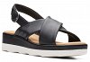 Clarks Clara Cove 26164722 Black Leather