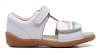 Clarks Kids Zora Beat T 26172427 White Leather