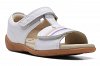 Clarks Kids Zora Beat T 26172427 White Leather