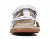 Clarks Kids Zora Beat T 26172427 White Leather