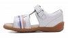 Clarks Kids Zora Beat T 26172427 White Leather