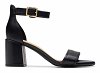 Clarks Δερμάτινο Πέδιλο Ezoria Mae 26181295 Μαύρο