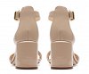 Clarks Δερμάτινο Πέδιλο Ezoria Mae 26181299 Sand Patent