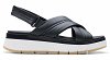 Clarks Γυναικεία Πλατφόρμα Tuscan Cross 26182233 Μαύρο