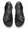 Clarks Γυναικεία Πλατφόρμα Tuscan Cross 26182233 Μαύρο