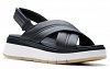 Clarks Γυναικεία Πλατφόρμα Tuscan Cross 26182233 Μαύρο