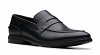 Clarks Ανδρικά Δερμάτινα Loafers Banbury Lo 26183661 Black Leather
