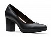 Clarks Γυναικεία Δερμάτινη Γόβα Bayla Carly 26184303 Black Leather