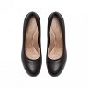 Clarks Γυναικεία Δερμάτινη Γόβα Bayla Carly 26184303 Black Leather