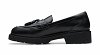 Clarks Γυναικείa Loafers Lauryl Tassel 26184357 Black Leather