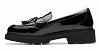 Clarks Γυναικείa Loafers Lauryl Tassel 26184491 Black Pat