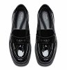 Clarks Γυναικείa Loafers Lauryl Tassel 26184491 Black Pat