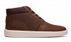 Clarks Ανδρικά Δερμάτινα Μποτάκια Brodin Mid 26185511 Καφέ