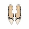 Clarks Δερμάτινη Γόβα Sensa15 Bow 26186115 Cream Leather