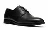Clarks Ανδρικά Δετά Παπούτσια Bowburn Lace 26189035 Black Leather