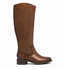 Clarks Γυναικεία Δερμάτινη Flat Μπότα Maye Ride 26328242 British Tan Leather