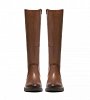 Clarks Γυναικεία Δερμάτινη Flat Μπότα Maye Ride 26328242 British Tan Leather