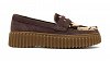 Clarks Γυναικεία Loafers Torhill Penny 26329492 Brown Cow Print