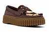 Clarks Γυναικεία Loafers Torhill Penny 26329492 Brown Cow Print