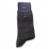 Tommy Hilfiger Σετ 2 Ζευγάρια Ανδρικές Κάλτσες 371111 030 Anthracite Melange