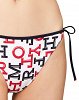 Tommy Hilfiger Cheeky String Side Tie Print UW0UW05316 0K4 Μπλε/Κόκκινο