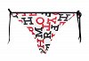 Tommy Hilfiger Cheeky String Side Tie Print UW0UW05316 0K4 Μπλε/Κόκκινο