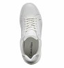 Calvin Klein Γυναικείο Δερμάτινο Sneaker YW0YW01948 0LC Λευκό