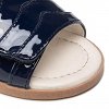 Σανδάλια εφέ λουστρίνι baby κορίτσι 22-41354-091 Ναυτικό μπλε