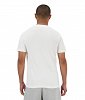 New Balance Ανδρικό Stacked Logo T-shirt MT41502 Λευκό Regular Fit