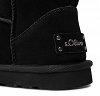 S.Oliver Γυναικείο Δερμάτινο Μποτάκι Flat 5-26340-41 001 Black