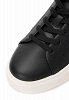 Tommy Hilfiger Γυναικείο Δερμάτινο Sneaker FW0FW09023 0GL Μαύρο
