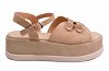 Mariella Fabiani Suede Leather Flatform Sandal 2604-65