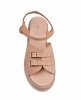 Mariella Fabiani Suede Leather Flatform Sandal 2604-65