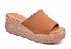 Eva Frutos Δερμάτινο Mule 3767 Ταμπά