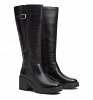 Timberland Γυναικεία Δερμάτινη Μπότα Με Τακούνι Stone Heights A2AZX W02 Μαύρο