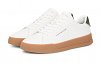 Tommy Hilfiger Ανδρικό Δερμάτινο Sneaker Th Court Lth Detail Ess FM0FM05367 01V Λευκό