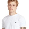 Timberland SS Dun-River Crew Tee A2BPR 100 White