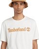 Timberland Linear Logo Short Sleeve A5UPQ CM9 Regular Fit Μπεζ