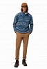 Columbia Ανδρική Μπλούζα Helvetia™ II Printed Half Snap Fleece 2098461 429 Μπλε