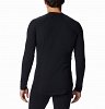 Columbia Ανδρική Ισοθερμική Μπλούζα Midweight Stretch Long Sleeve Top Baselayer AM6323-011 Μαύρο