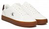 Calvin Klein Ανδρικό Δερμάτινο Sneaker YM0YM01435 05V Λευκό